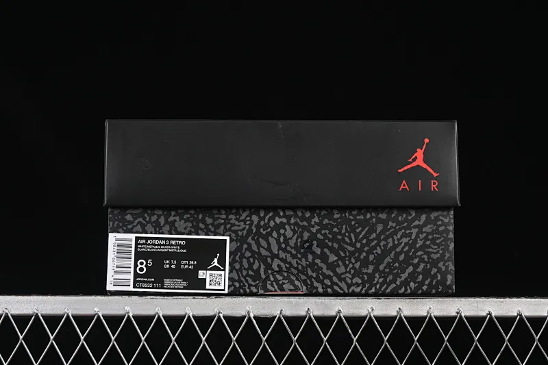 All categories Air Jordan Jordan series basketball shoes Air Jordan 3 Air Jordan 3 Retro "Pure Money" AJ3 Joe 3 replica white cat CT8532-111